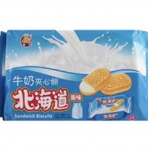 【馬來西亞】北海道風味-牛奶夾心餅 360g