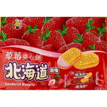 【馬來西亞】北海道風味-草莓夾心餅 360g